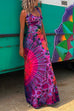 Camilladress Criss Cross Backless Tie Dye Maxi Cami Dress