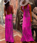 Camilladress Criss Cross Open Back Tie Dye Maxi Dress(6 Colors Available)