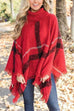 Camilladress Chicest Tassel Lattice Cloak Poncho Sweater