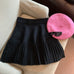 Cute Elastic Waist Pleated Miniskirt