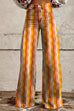 Camilladress High Rise Color Block Printed Wide Leg Pants