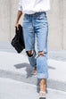 Camilladress Straight Leg Ripped Boyfriend Jeans