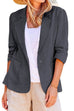 Camilladress Notch Lapel One Button Casual Blazer