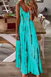 Camilladress V Neck Tie Dye Swing Maxi Cami Dress