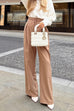 Camilladress High Waist Business Wide Leg Palazzo Pants