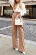 Camilladress High Waist Business Wide Leg Palazzo Pants