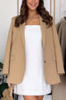 Camilladress Notch Lapel Button Down Office Blazer Jacket