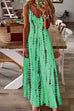 Camilladress V Neck Tie Dye Swing Maxi Cami Dress