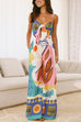 Camilladress Knot Front Cut Out Pocketed Wide Leg Printed Cami Jumpsuit