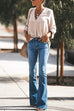 Camilladress Distressed Bell Bottoms Skinny Denim Pants