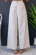 High Waist Wide Leg Pocketed Plaid Pants