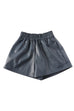 Camilladress Elastic Waist Pocketed Faux Leather Shorts