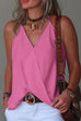 Camilladress V Neck Solid Summer Cami Top