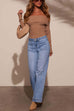 Camilladress Chic Straight Wide Leg Denim Pants