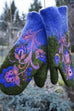 Camilladress Christmas Gift Flower Embroidery Mittens