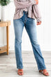 Camilladress Distressed Straight Leg Stretchy Denim Pants