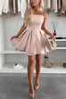 Camilladress Strapless Tube Pocketed Bubble Mini Dress