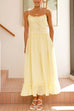 Camilladress Spaghetti Strap Frill Trim Tie Bow Maxi Dress