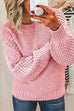 Camilladress Crewneck Hollow Out Crochet Knitting Sweater