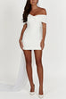 Camilladress Bow Off Shoulder Bodycon Mini Party Dress