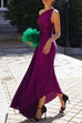 Camilladress Sleeveless One Shoulder Cut Out Maxi Pleated Party Dress