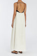 Camilladress Backless Color Block Splice Swing Maxi Cami Dress