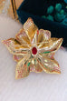 Camilladress Blooming luxury Inspiring Elegance Flower Crystal Brooch