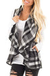 Camilladress Lush Sleeveless Plaid Jacket Vest with Pockets