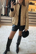 Camilladress Stand Collar Zip Up Pocketed Sequin Jacket