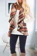 Camilladress Pockets Plaid Jacket Vest