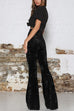 Camilladress High Waist Flare Velvet Pants