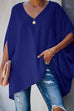 Camilladress V Neck Half Sleeve Loose Batwing T-shirt