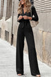 Camilladress Wrap V Neck Long Sleeve Tie Waist Jumpsuits(3 Colors Available)