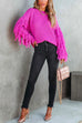 Camilladress Crewneck Tassel Long Sleeve Loose Sweater