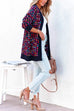 Camilladress Open Front Multi-colored Print Cardigans