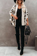 Camilladress Stylish Open Front Leopard Sweater Cardigans