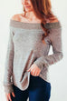 Camilladress Casual Off Shoulder Long Sleeve Knit Sweater