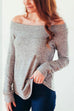 Camilladress Casual Off Shoulder Long Sleeve Knit Sweater