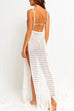 Camilladress Tassel V Neck Sleeveless Side Split Cover Up Dress