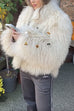 Camilladress Open Front Winter Faux Fur Teddy Coat