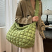 Camilladress Lightweight Quilted Grid Puffer Tote Bag