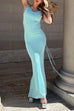 Camilladress Tie Shoulder Backless Cami Maxi Party Dress