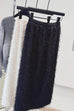 Camilladress Elastic Waist Fringed Maxi Skirt