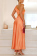 Camilladress One Shoulder Lace Trim Cut Out Sleeveless Maxi Dress