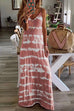 Camilladress V Neck Tie Dye Maxi Dress