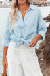 Camilladress Drop Shoulder Long Sleeves Casual Blouse Shirt