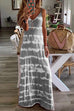 Camilladress V Neck Tie Dye Maxi Dress