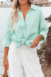 Camilladress Drop Shoulder Long Sleeves Casual Blouse Shirt