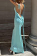 Camilladress Tie Shoulder Backless Cami Maxi Party Dress