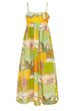 Camilladress Bow Knot Back Dinosaur Printed Cami Maxi Holiday Dress